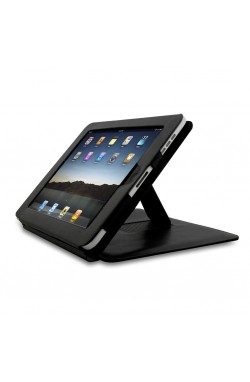 Swiss Leatherware Bank for Apple iPad - Black
