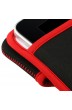 Swiss Leatherware Sleeve for Apple iPads & Tablets 10.1 - Red & Black